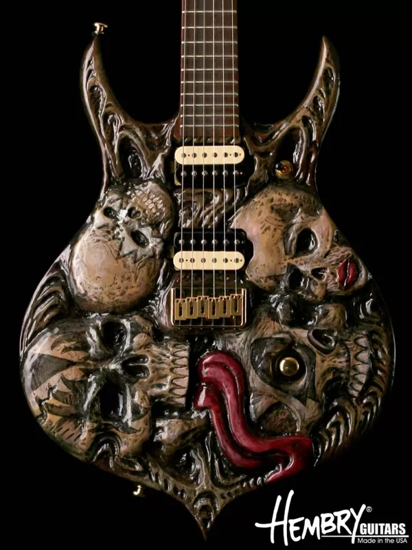 This guitar is NOT FOR SALE nor will we build anything KISS or GENE SIMMONS related.
